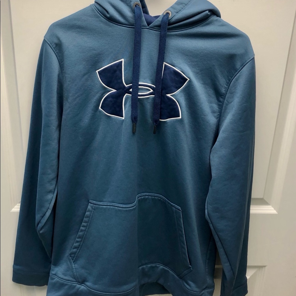 Under Armour Men’s Fleece Big Logo Hoodie Blue